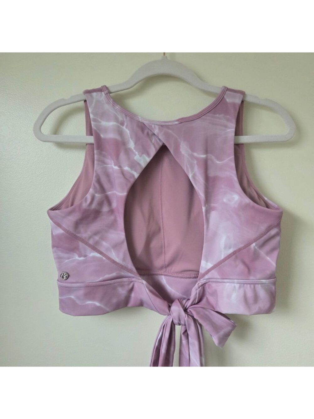 BuffBunny Meta Sports Bra - Pink Quartz Tie Back Size XL - Picture 5 of 8